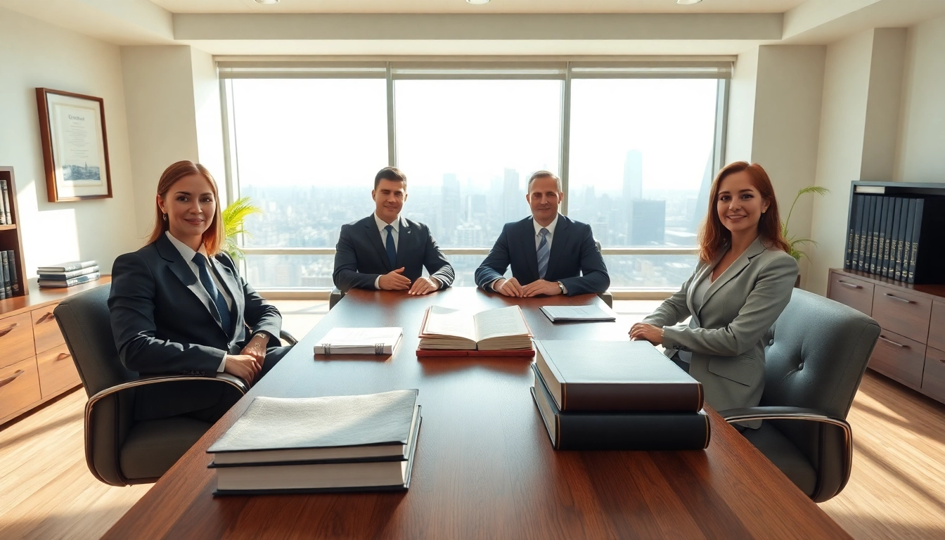 USA attorneys collaborating in a modern office environment with a focus on professionalism.