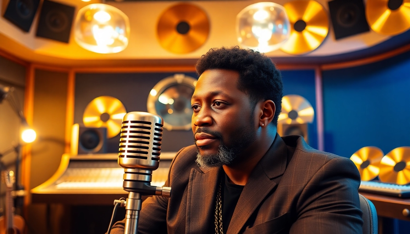 Explore baby face net worth 2023 while Kenneth "Babyface" Edmonds reflects in his studio.