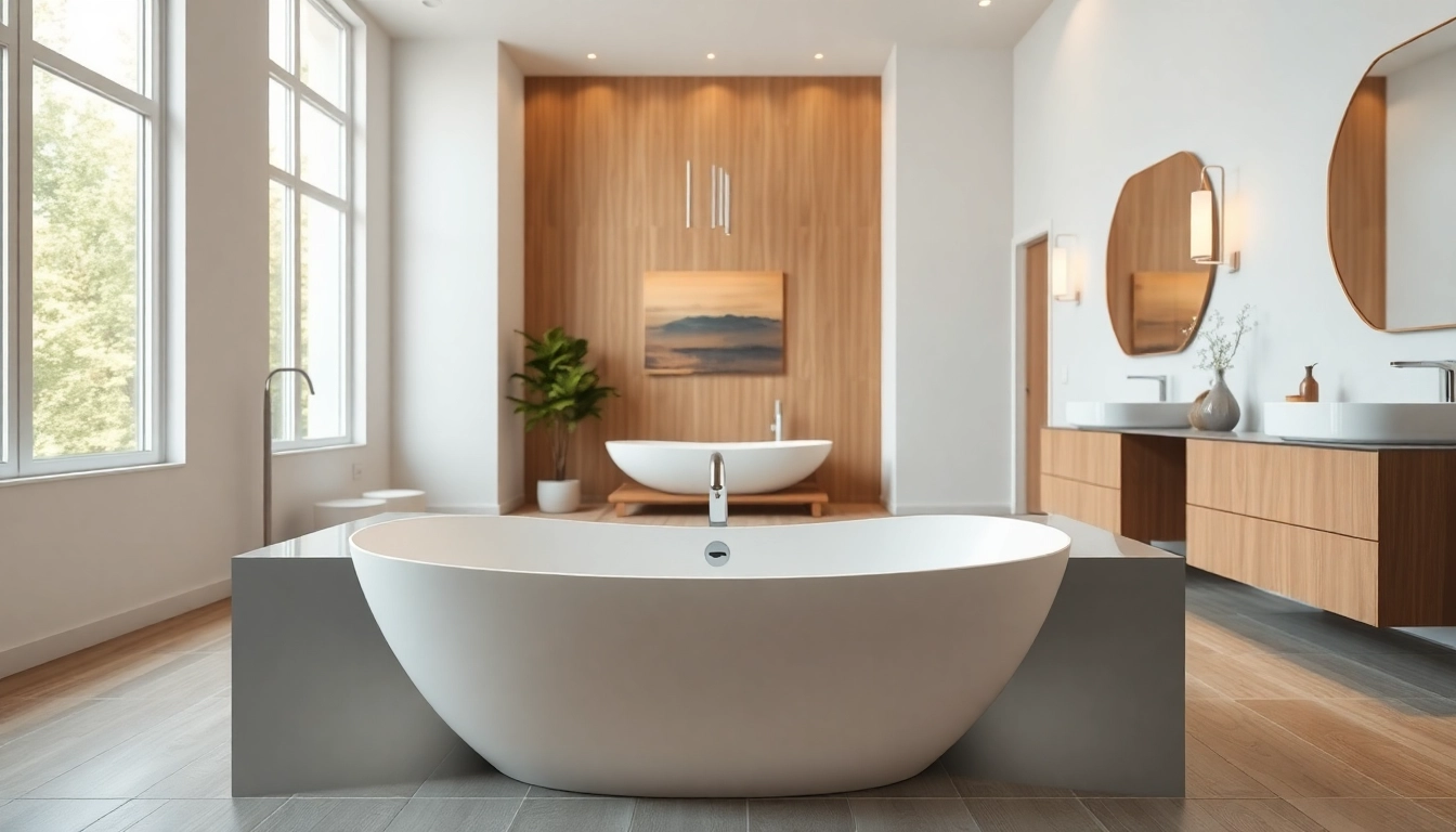 Transform your space with a bathroom remodel near me showcasing modern elegance and comfort.