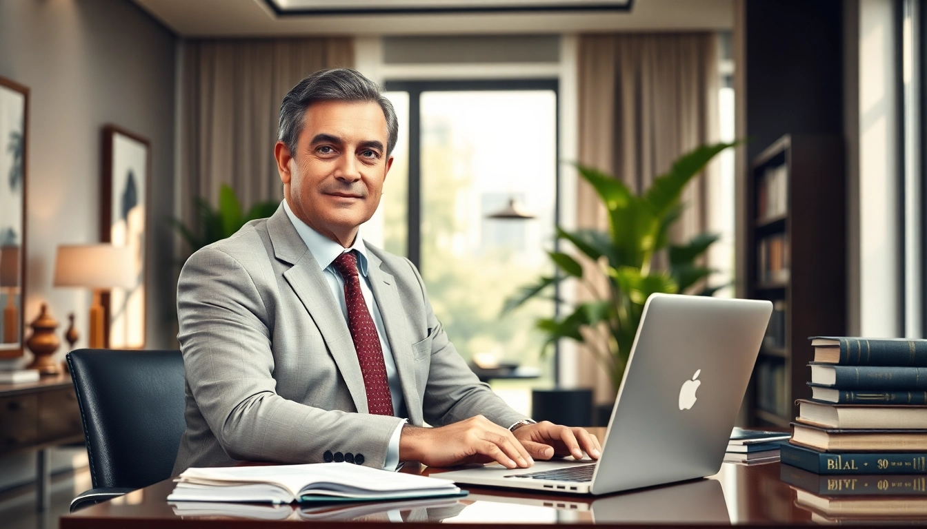 Consult with a leading Miami high net worth divorce lawyer in a sophisticated office setting.