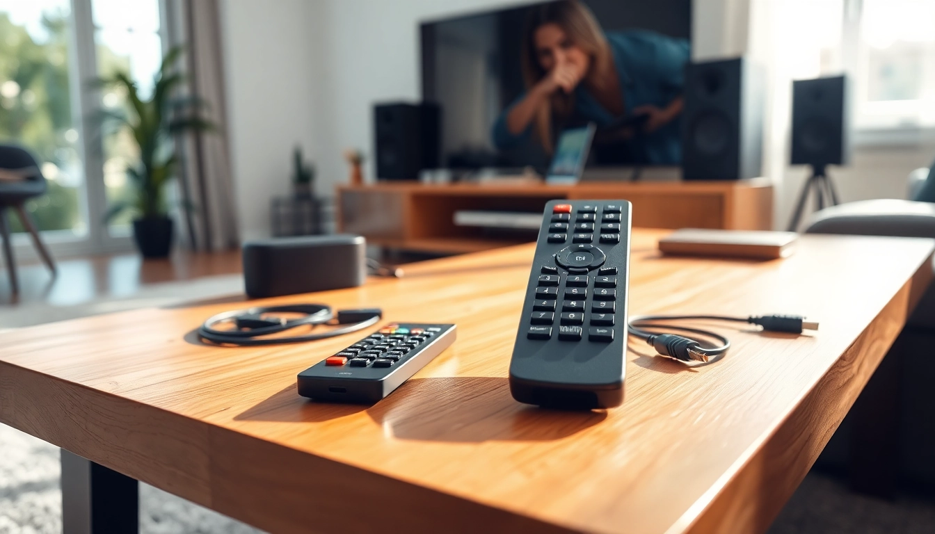 Verwenden Sie die Telefunken Fernbedienung, um nahtlos über das Fernsehgerät zu navigieren.