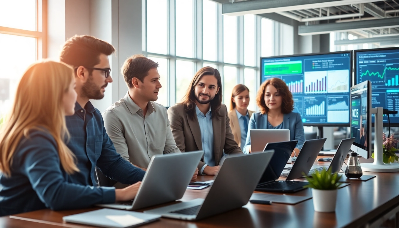 Collaborative session with business automation experts near me optimizing workflows in a modern workspace.