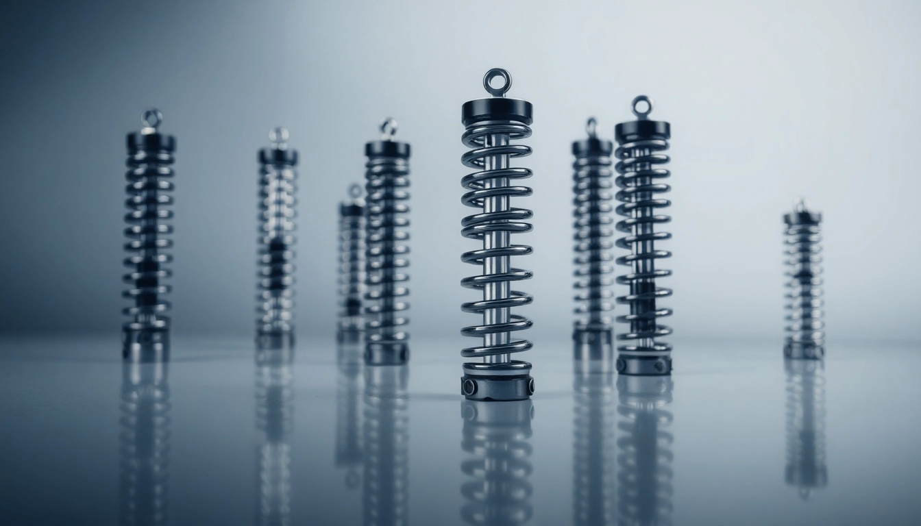 Gas Spring Supplier showcasing high-quality gas springs in an industrial setting.