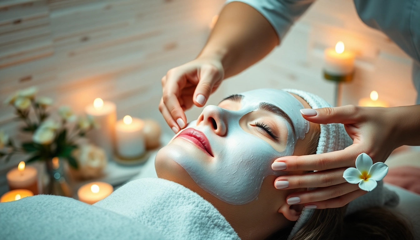Erlebe Gesichtsbehandlungen Moers in einer entspannten Spa-Umgebung mit harmonischer Atmosphäre.