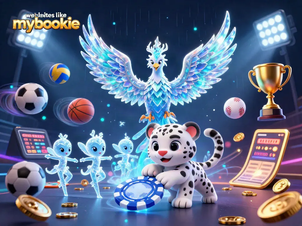 Engage with top websites like mybookie featuring vibrant 3D casino elements and action-packed graphics.