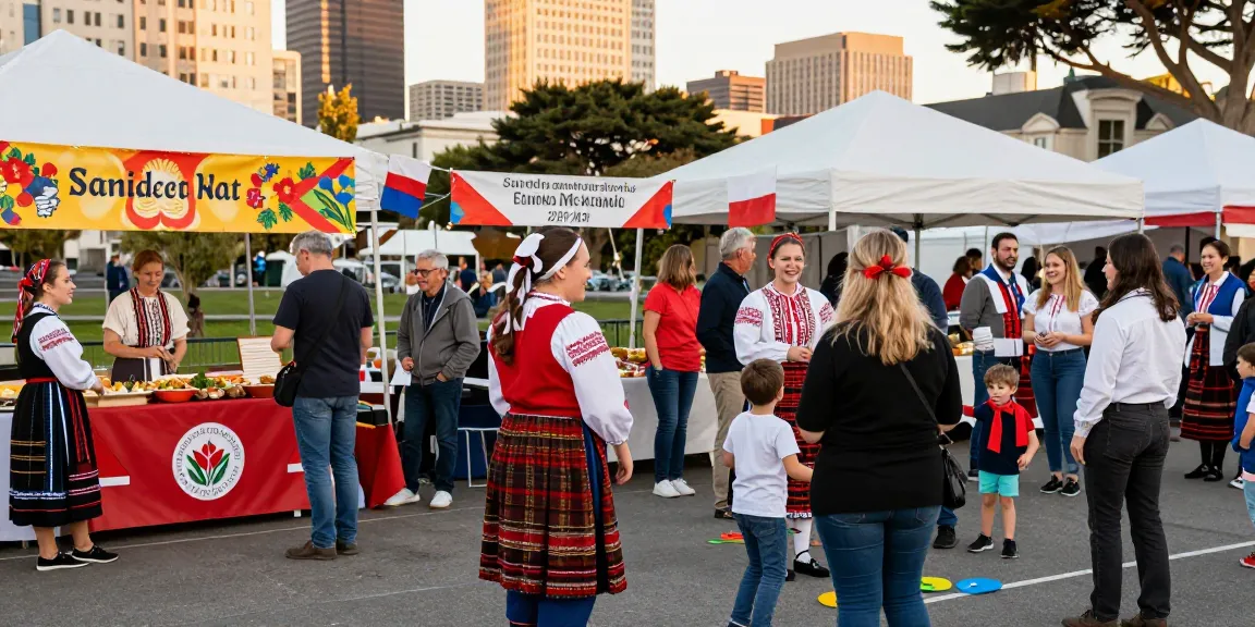 Polish community celebration in San Francisco via https://www.sfpol.com/ showcasing vibrant cultural interactions and festive atmosphere.