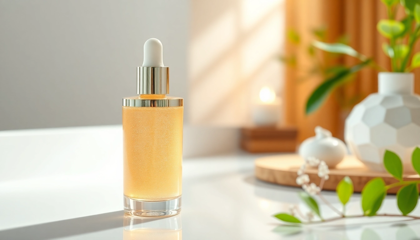 Enhance your skincare routine with Glow Blend, a luminous skincare product in a sleek design.