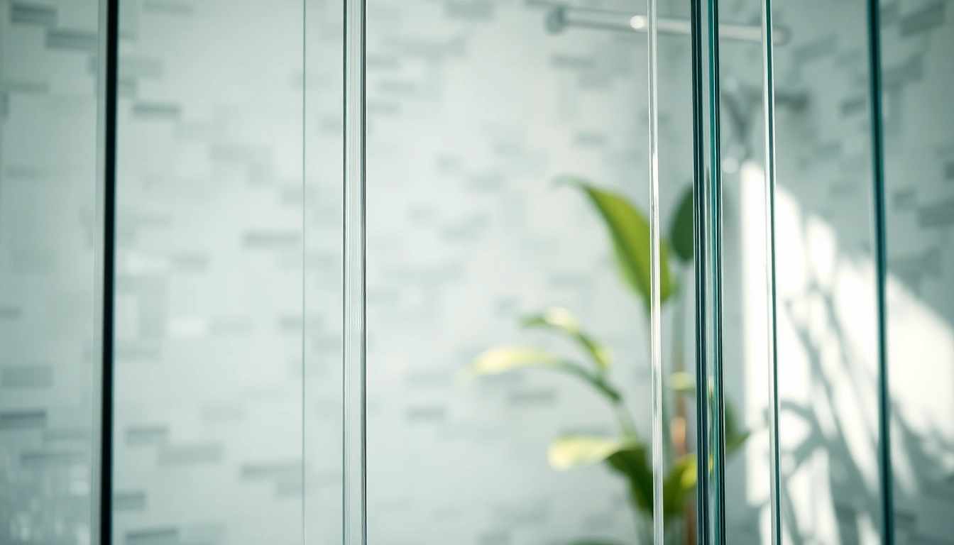 Admirez la paroi de douche moderne avec son design élégant et son verre clair.