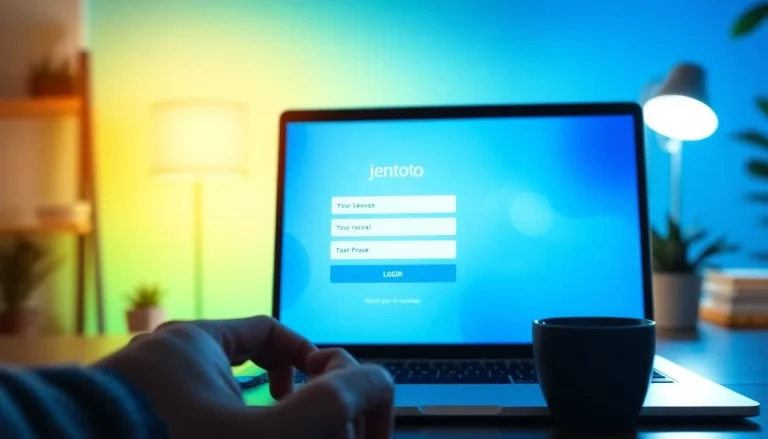 Gunakan jentoto login untuk mengakses akun Anda dengan tampilan modern dan ramah pengguna.