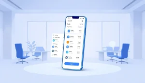 Explore the features of Yono VIP through a digital banking interface showcased on a smartphone.