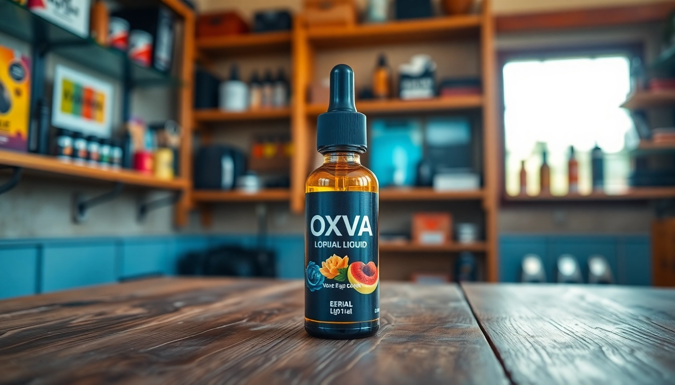 Erleben Sie die Vielfalt des Oxva Liquid in einzigartigen Geschmacksrichtungen, elegant präsentiert.