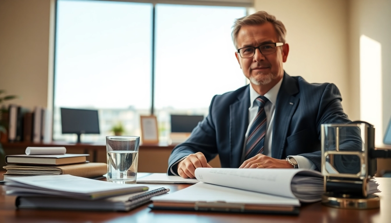 South Dakota truck accident lawyer consulting with a client in a professional office environment.