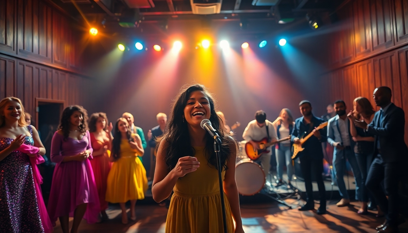 Engage with the vibrant performance at https://tcspecialentertainment4u.com, showcasing talented entertainers on stage.