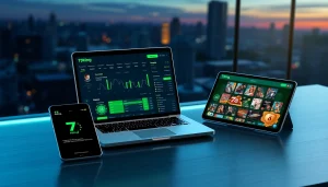 Painel da casa de apostas 79king com interface neon e ações de aposta seguras