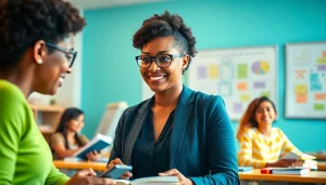 Enhance Education with an engaging classroom setting fostering learning and interaction.