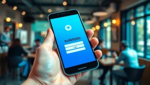 Masukkan suletoto login pada layar ponsel modern untuk akses cepat.