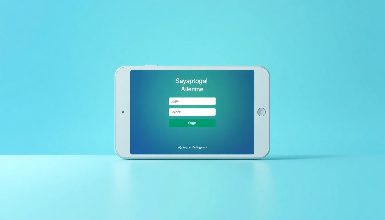 Masuk ke sayaptogel login dengan antarmuka modern yang ramah pengguna.
