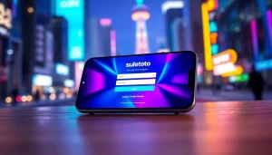 Masuk ke suletoto2 login dengan antarmuka modern dan pemandangan kota yang menggugah semangat.