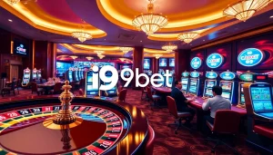 Players enjoying various games at i9bet's vibrant online casino interface.