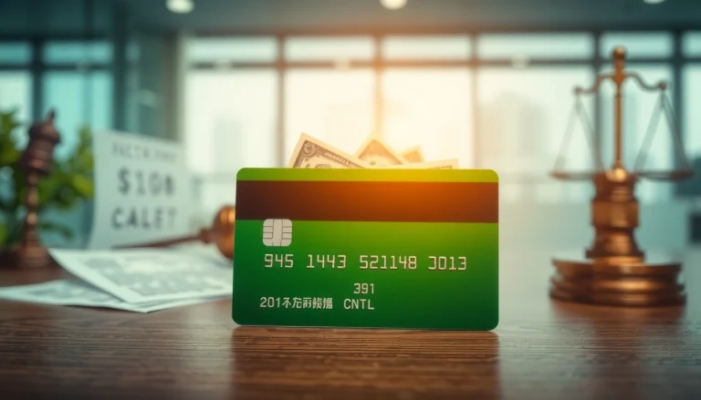 카드깡을 통해 현금이 흐르는 신용 카드의 이미지