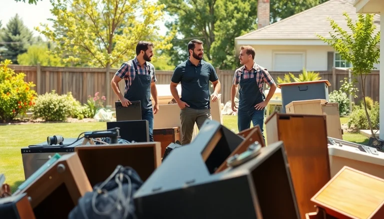 Clear out clutter with My Easy Junk Removal’s professional team in action.