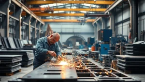 Get quality steel fabricators near me crafting metal components in a professional setting.