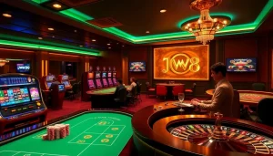 Experience thrilling online gaming at https://www.jw8.life/ with vibrant casino tables and live dealers.