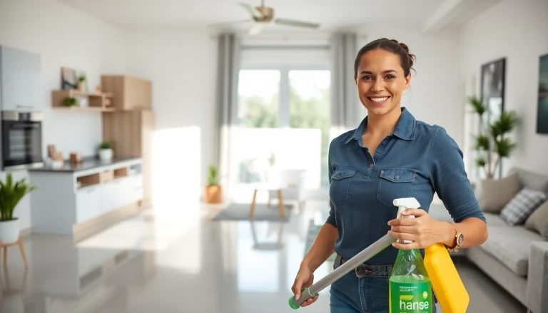 Experience efficient move out cleaning with professionals revitalizing a spotless apartment.