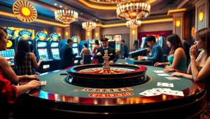 Experience the luxury of gambling at 33win.com with vibrant roulette and slot machines.