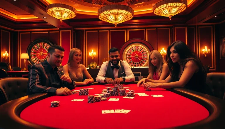Engaging poker game scene at a casino illuminating firekills.co.uk's safety awareness.