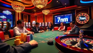 Experience thrilling bets at a vibrant poker table with 7m odds displayed prominently.