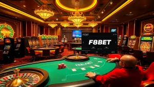Experience the excitement of F8BET with thrilling games and vibrant casino atmosphere.