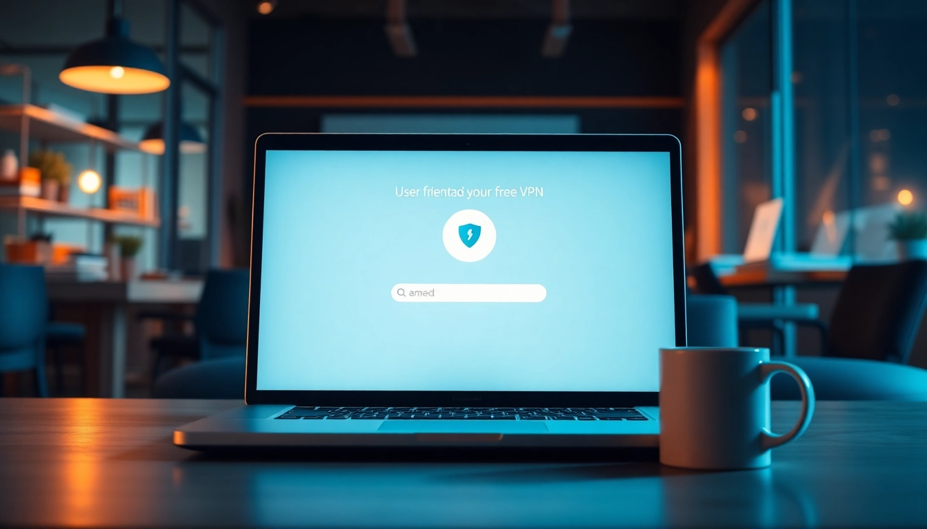 Download free VPN tutorial displayed on a laptop screen for easy access.