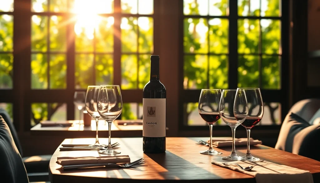 Experience the charm of Winery Sacramento with a cozy wine tasting setup surrounded by vineyards.