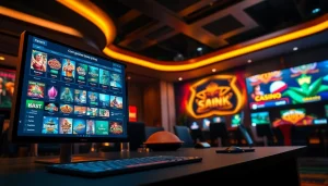 Exciting scene of online gambling on f168biz.com showcasing vibrant games and winning players.