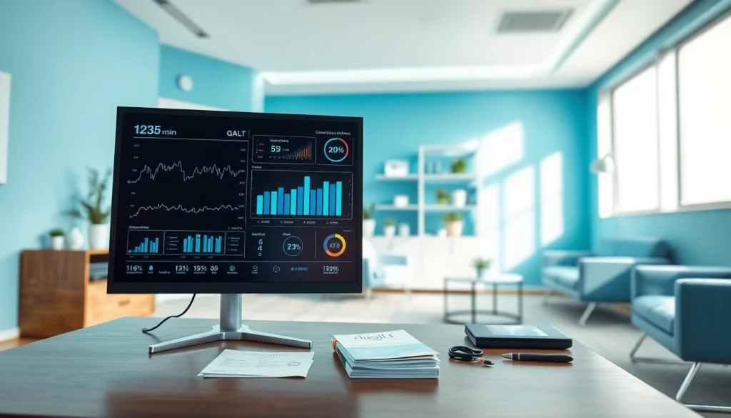 Explore digital health solutions at trevia.com in a modern, professional clinic setting.