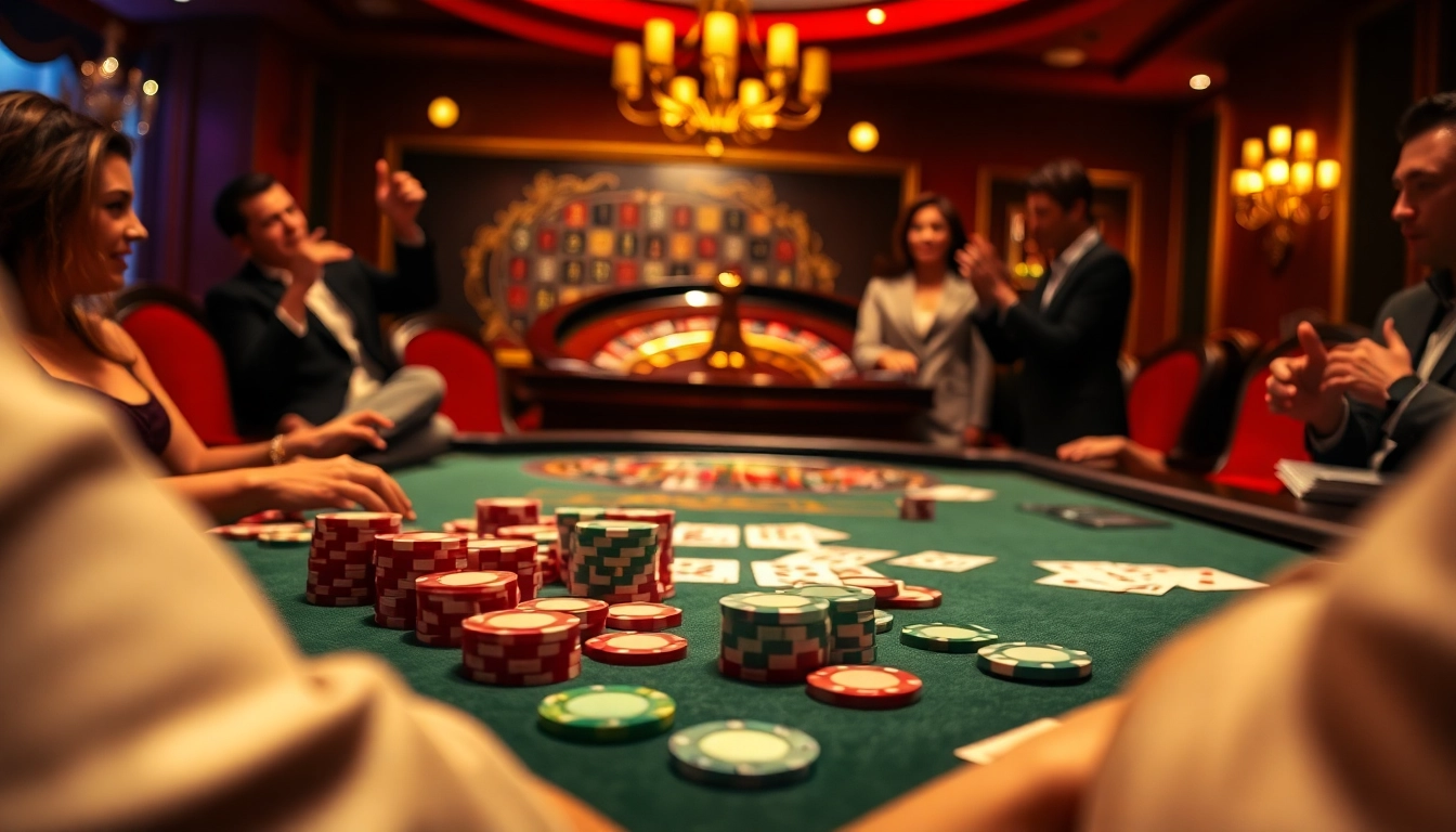 Experience the excitement of vuabai9 casino with vibrant tables and colorful gaming elements.