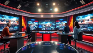 تغطية الأخبار العاجلة على saudiwadi.com في غرفة الأخبار الحديثة