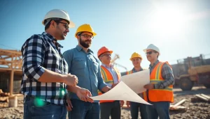 Builders working together emphasizing teamwork in the Texas association of builders.