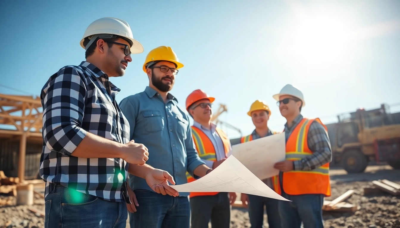 Builders working together emphasizing teamwork in the Texas association of builders.