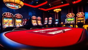 Experience the thrill of Bugatti8 casino gaming with vibrant tables and luxury designs.
