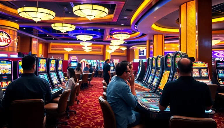 Experience thrilling games at the best online casinos in Canada with vibrant settings and players engaged.