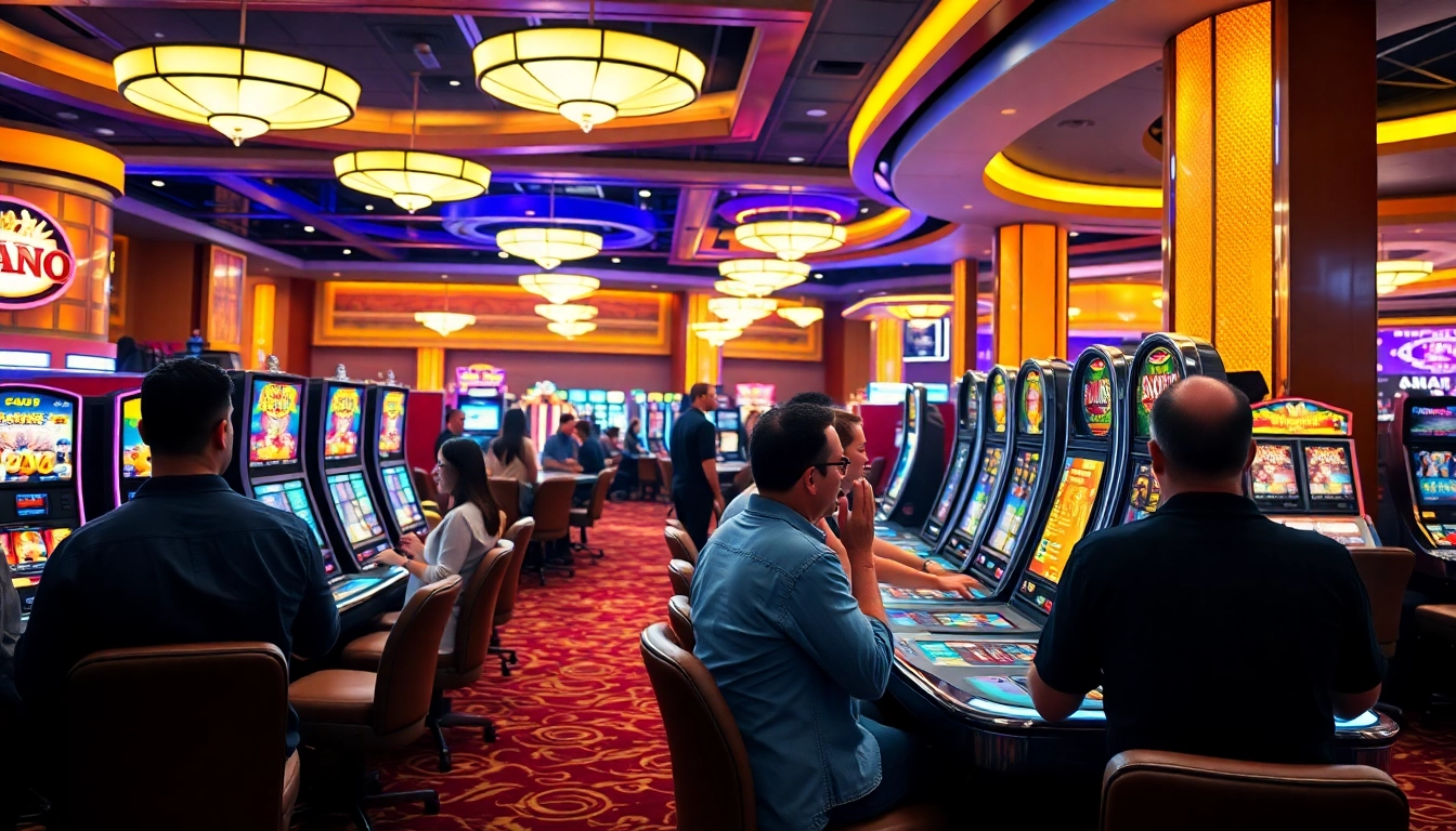 Experience thrilling games at the best online casinos in Canada with vibrant settings and players engaged.