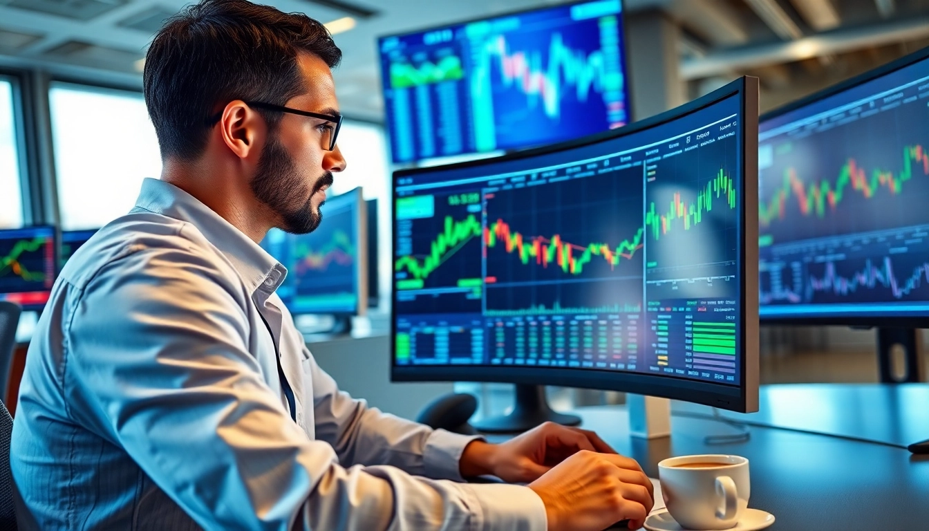 Analyze hotforex mt4 trading charts in a modern office setting with professional tools.