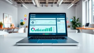 TikTok SMM panel interface, showcasing vibrant social media metrics and analytics.
