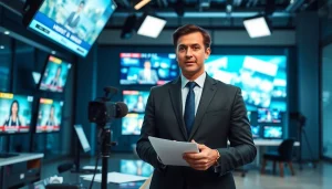 تقديم الأخبار العاجلة من Emiratenewsday.com في استوديو أنيق ومشرق.