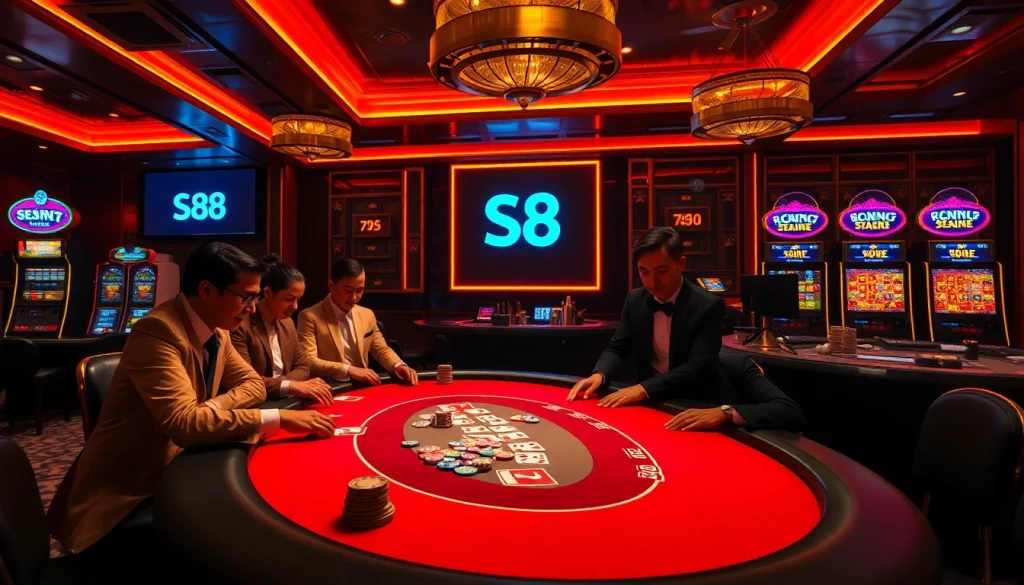 Experience the excitement of casino gaming at https://s8net.com/ with vibrant poker action and luxurious atmosphere.
