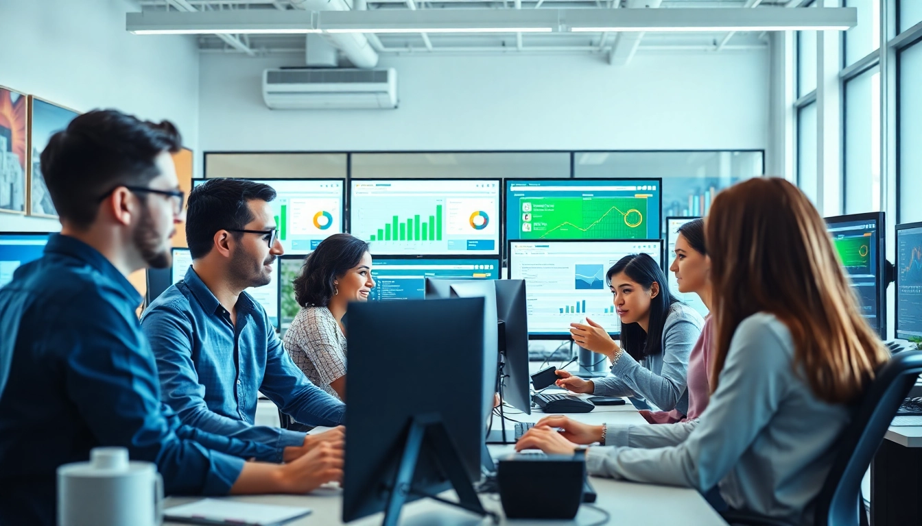 Enhance software quality with expert services at https://xqa.ca, featuring a diverse QA team in action.