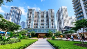 Showcasing the modern design of tampines st 95 ec, featuring luxury living spaces and lush surroundings.