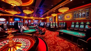 Experience thrilling gameplay at https://king88.estate/ with vibrant casino visuals and engaging players.